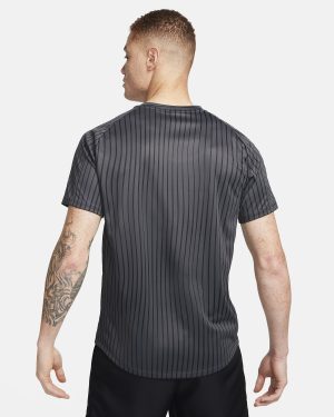 تی شرت تنیس مردانه نایک NikeCourt Dri-FIT Victory- طوسی