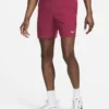 شلوارک تنیس مردانه نایک NikeCourt Dri-FIT Slam- زرشکی