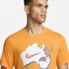 تیشرت تنیس مردانه نایک NikeCourt – نارنجی