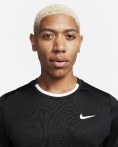 تی شرت تنیس مردانه نایک NikeCourt Advantage Dri-FIT- مشکی