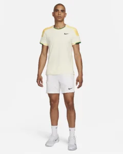 تی شرت تنیس مردانه نایک NikeCourt Slam Dri-FIT- زرد
