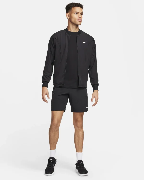 سویشرت تنیس مردانه نایک NikeCourt Advantage Dri-FIT- مشکی