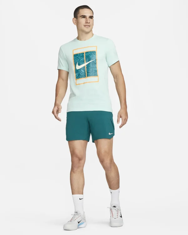 شلوارک تنیس مردانه نایک NikeCourt Dri-FIT Slam- سبز