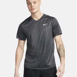 تی شرت تنیس مردانه نایک NikeCourt Dri-FIT Victory- طوسی