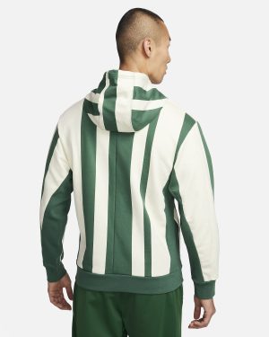 هودی تنیس مردانه نایک NikeCourt Heritage Dri-FIT Fleece- سبز