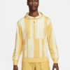 هودی تنیس مردانه نایک NikeCourt Heritage Dri-FIT Fleece- زرد