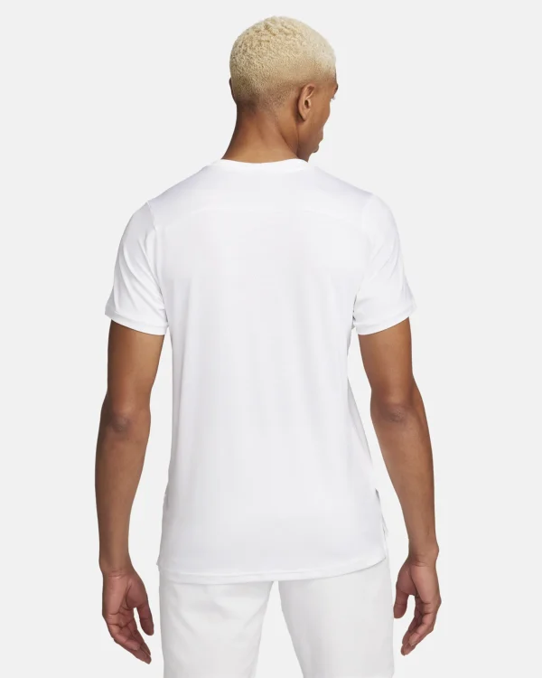 تی شرت تنیس مردانه نایک NikeCourt Advantage Dri-FIT- سفید