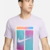 تیشرت تنیس مردانه نایک Nike Court Dri-FIT- صورتی