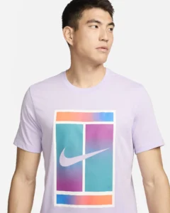 تیشرت تنیس مردانه نایک Nike Court Dri-FIT- صورتی