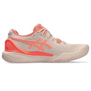 کفش تنیس زنانه Asics Gel-Resolution 9- صورتی/نارنجی