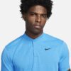پلوشرت تنیس مردانه نایک NikeCourt Dri-FIT Blade- آبی