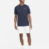 پلوشرت تنیس مردانه نایک NikeCourt Dri-FIT Blade- سرمه ای