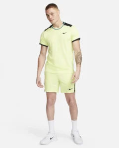 تی شرت تنیس مردانه نایک NikeCourt Advantage Dri-FIT- زرد