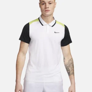 پلوشرت تنیس مردانه نایک NikeCourt Advantage Dri-FIT- سفید