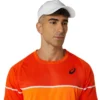 تی شرت تنیس مردانه اسیکس Asics Game SS TOP- نارنجی