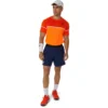 تی شرت تنیس مردانه اسیکس Asics Game SS TOP- نارنجی - Image 8
