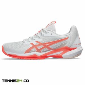 کفش تنیس زنانه اسیکس Asics Solution Speed FF 3- سفید/نارنجی