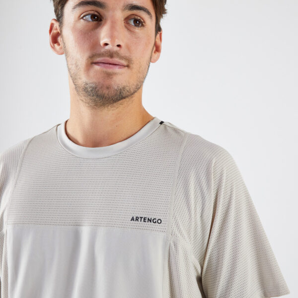 تی شرت تنیس مردانه آرتنگو ARTENGO Dry Gaël Monfils- بژ