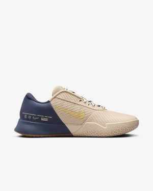 کفش تنیس مردانه نایک NikeCourt Air Zoom Vapor Pro 2 Premium- کرمی