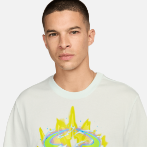 تی شرت تنیس مردانه نایک Rafa Nike Court Dri-FIT– سفید/زرد