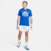 تی شرت تنیس مردانه نایک Rafa Nike Court Dri-FIT– آبی