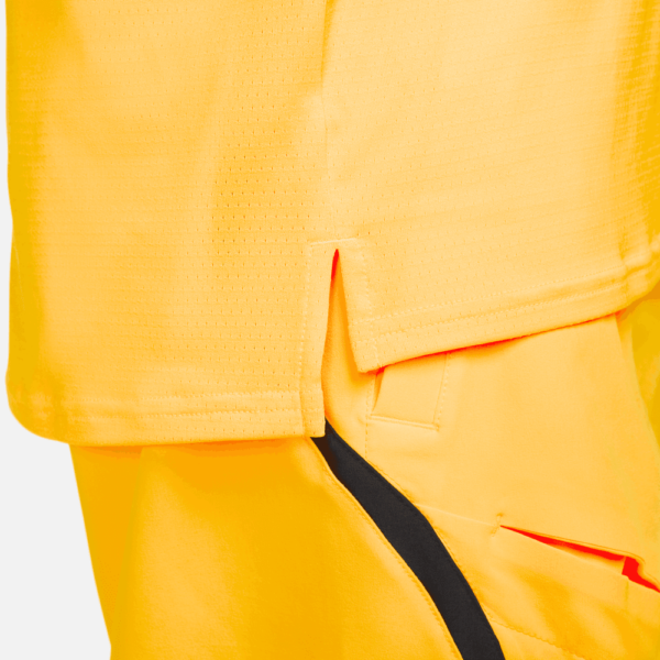 تی شرت تنیس مردانه نایک NikeCourt Dri-FIT Advantage- زرد/مشکی