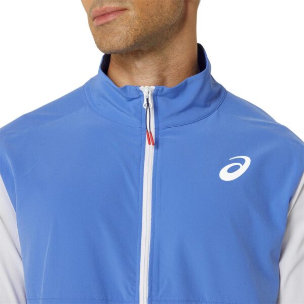 سویشرت تنیس مردانه اسیکس Asics Men Match Jacket- آبی روشن