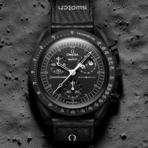 ساعت امگا سواچ مدل MISSION TO THE MOONPHASE – مشکی