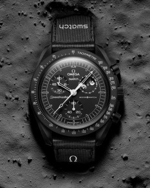 ساعت امگا سواچ مدل MISSION TO THE MOONPHASE – مشکی