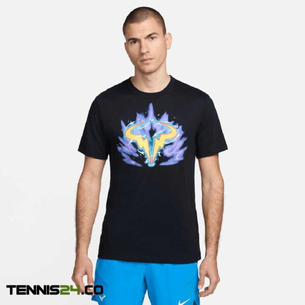 تی شرت تنیس مردانه نایک Rafa Nike Court Dri-FIT– مشکی