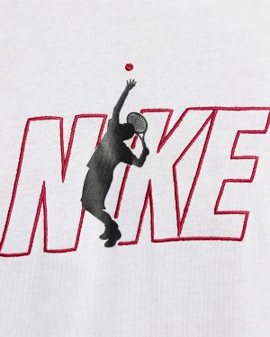 تی شرت تنیس مردانه نایک Nike Court Dri-FIT- سفید