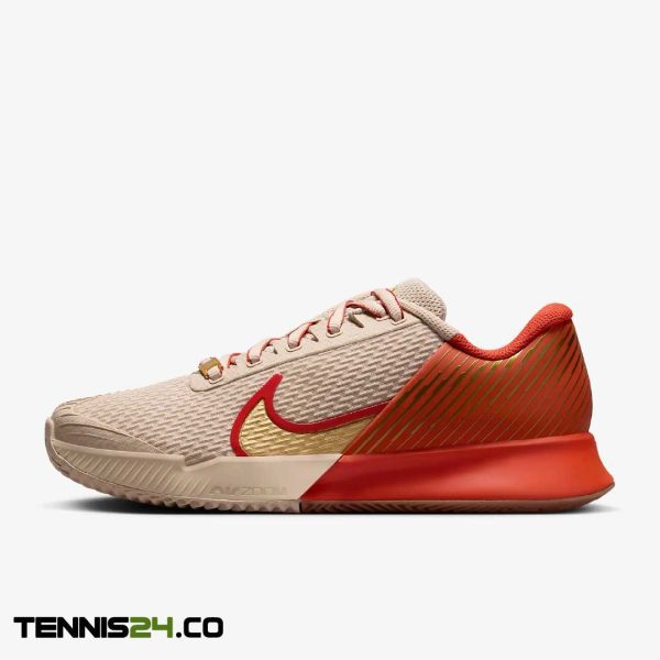 کفش تنیس زنانه نایک Nike Air Zoom Vapor Pro 2 Premium Clay- کرم