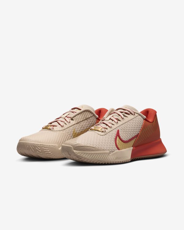 کفش تنیس زنانه نایک Nike Air Zoom Vapor Pro 2 Premium Clay- قهوه ای