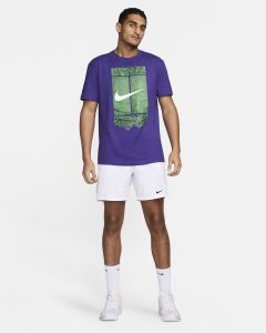 تی شرت تنیس مردانه نایک NikeCourt – بنفش