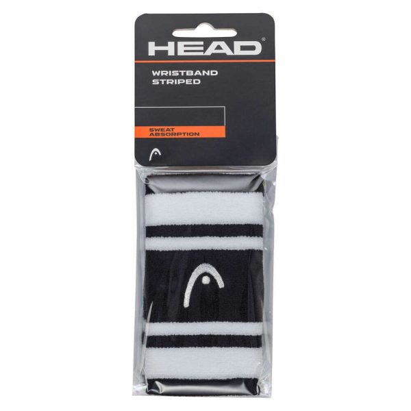 مچ‌ بند هد Head Wristband striped 5 - سفید مشکی