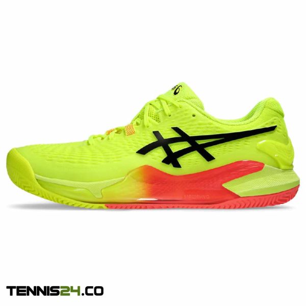 کفش تنیس مردانه اسیکس Asics Gel-Resolution 9 Clay - زرد