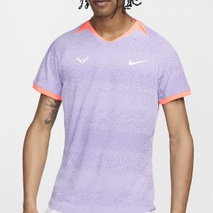 تی شرت نایک Nike Rafa Advantage Crew بنفش