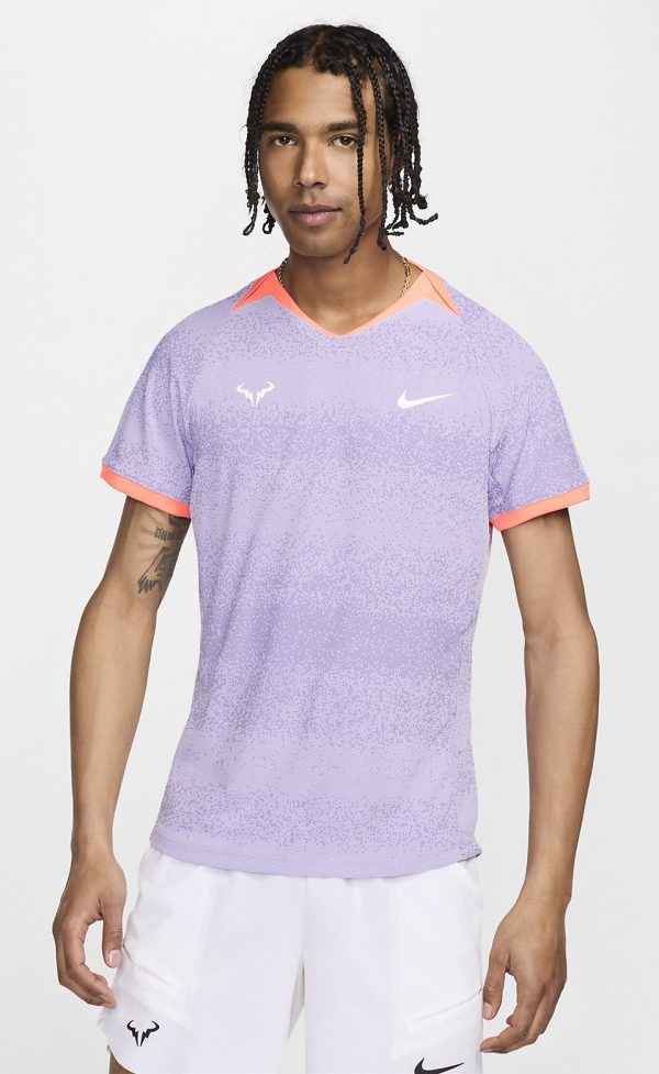 تی شرت نایک Nike Rafa Advantage Crew بنفش