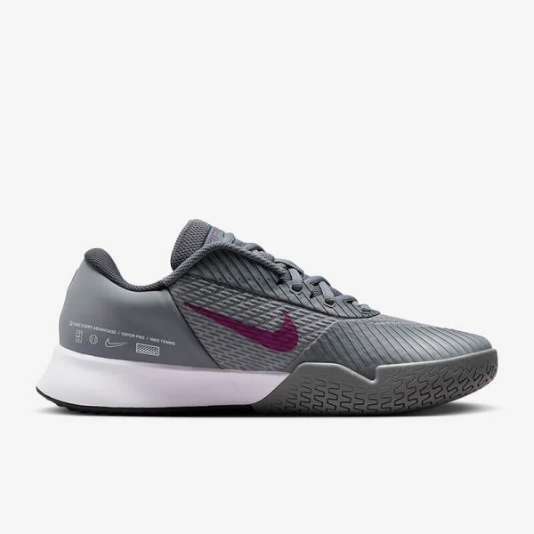 کفش تنیس مردانه نایک NikeCourt Air Zoom Vapor Pro 2 Sert Kort- طوسی