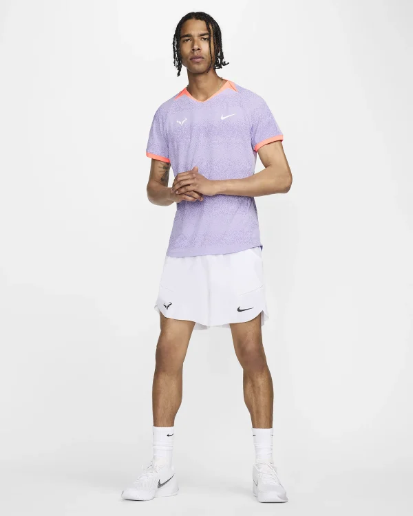 تی شرت نایک Nike Rafa Advantage Crew - بنفش