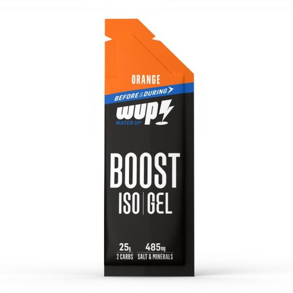 ژل انرژی زای ایزوتونیک بوست واپ WUP BOOST ISOTONIC کربوهیدرات دار با طعم پرتقال طبیعی