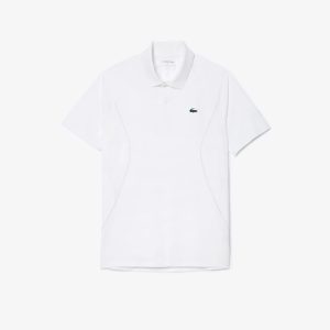 پلوشرت تنیس مردانه لاکست Novak Djokovic Men’s Regular Fit White Polo- سفید