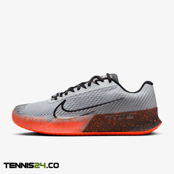 کفش تنیس مردانه نایک NikeCourt Vapor 11 Premium- طوسی