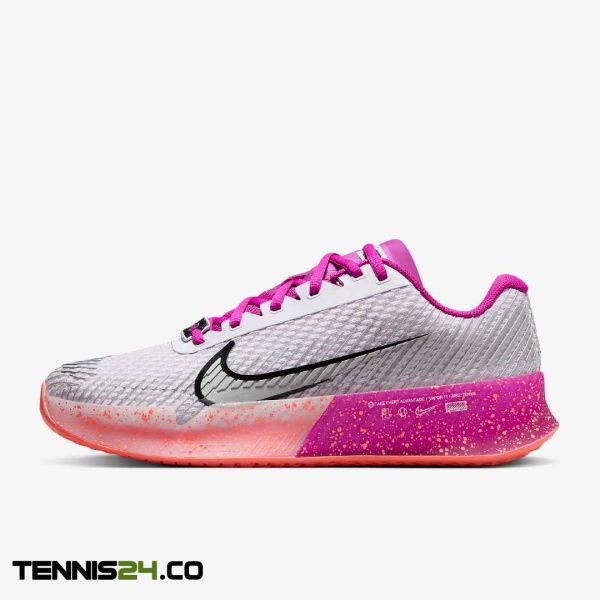 کفش تنیس زنانه نایک NikeCourt Vapor 11 Premium- سفید/صورتی