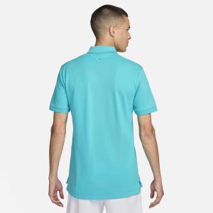 پلوشرت تنیس مردانه نایک - Nike Rafa Slim-Fit Polo - فیروزه ای - تصویر 7