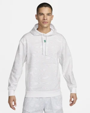سویشرت تنیس مردانه نایک Nike Court Heritage DRI-FIT Sweatshirt- سفید سویشرت تنیس مردانه نایک Nike Court Heritage DRI-FIT Sweatshirt- سفید