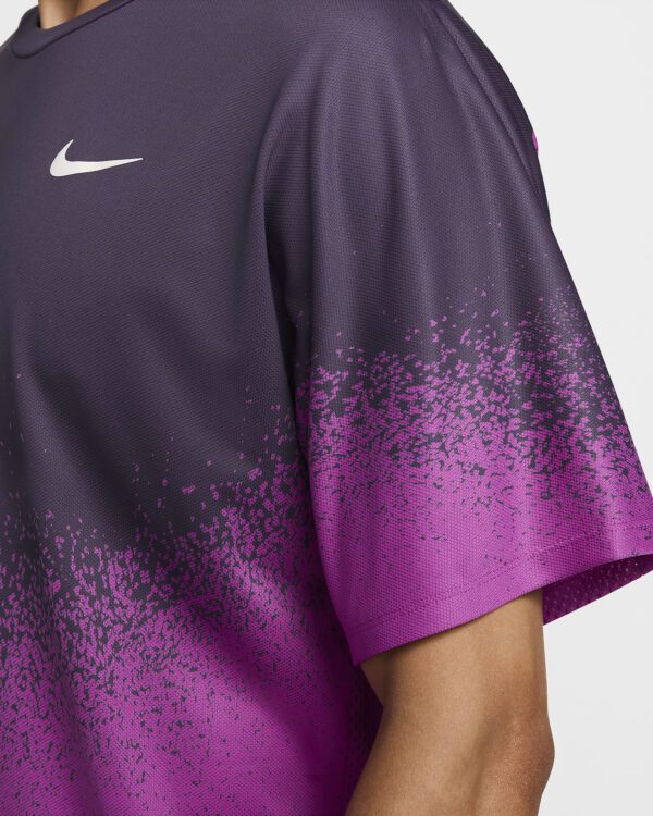 تی شرت تنیس نایک - NikeCourt Slam Dri-FIT - بنفش - Image 5