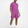 شلوارک تنیس مردانه نایک NikeCourt Victory Dri-FIT 18 cm- بنفش - Image 6