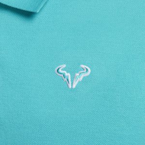 پلوشرت تنیس مردانه نایک - Nike Rafa Slim-Fit Polo - فیروزه ای - تصویر 5