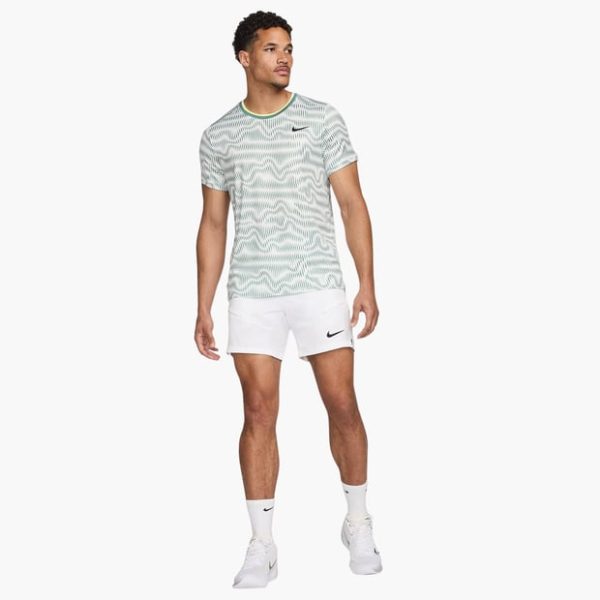 تی شرت تنیس مردانه نایک Nike Court Advantage DRI-Fit – سفید/سبز